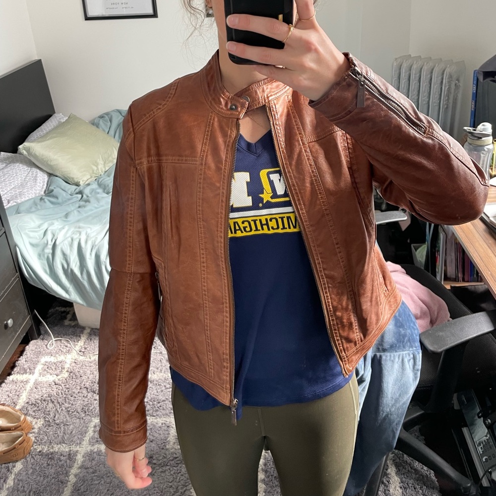 Joujou leather jacket